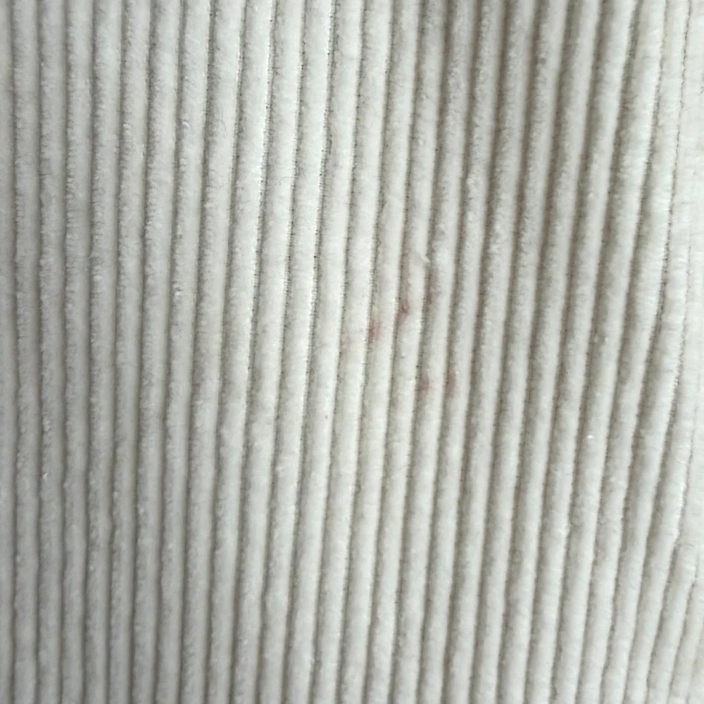 PacSun High Waisted Straight Leg Cream Corduroy Pants - Picture 4 of 4